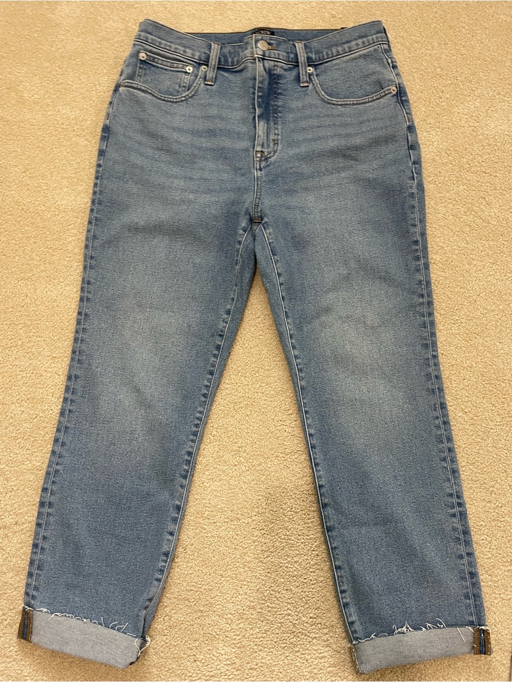 J. Crew Essential Straight Jeans